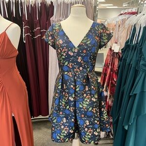 DB Studio Floral Jacquard Dress size 14